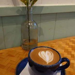 Good morning, Yelpers! A really strong latte! Only for those who like dark roast.