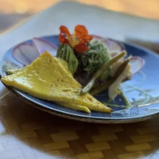 Avocado toast with eggs