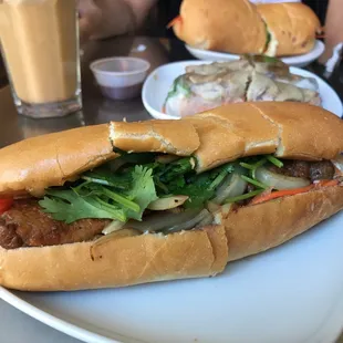 Lemon Grass Pork Loin Sandwich