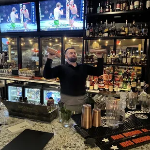 Staff mixologist and bar manager