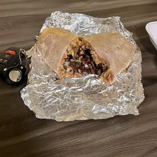 Carne Asada buritto