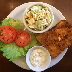 Fried Flounder Sandwich