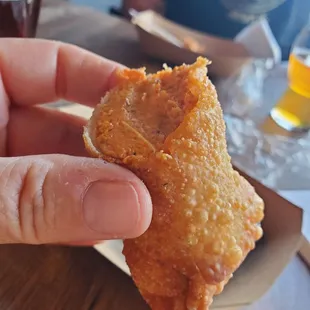 Buffalo chicken eggroll