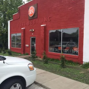 Outside smells like pork.