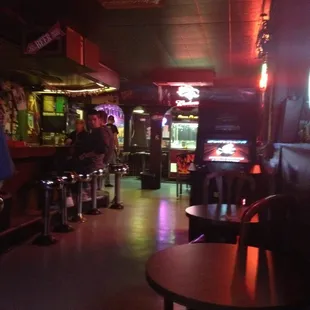 people sitting at the bar