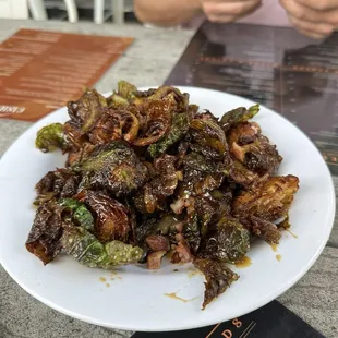 Asian Glazed Brussels Sprouts
