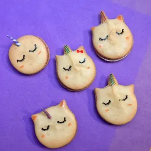 Unicorn macarons