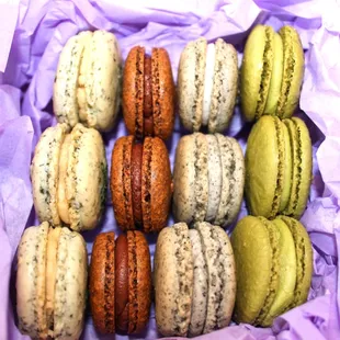 assorted macaron box