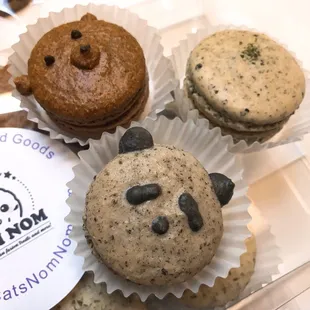 Thai tea, nori, and black sesame!