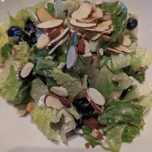 Apple and blueberry salad