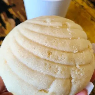 Mexi Mocha and Vegan Concha morning heaven