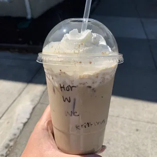 Horchata Iced Coffee