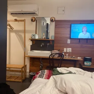 Smallest room I've ever stayed in for almost $200.