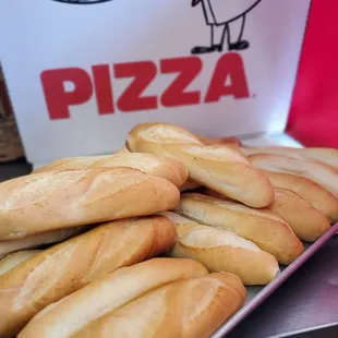 Bread used for subs and garlic bread. Yummy