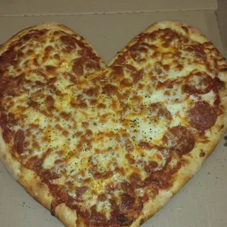 Heart Shaped Pizza