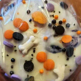 Chocolate Covered Oreo Cookie decorated according to season or holiday