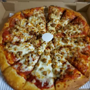 a pizza in a box