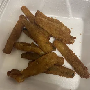 Soggy smaller than ever order of zucchini sticks :(