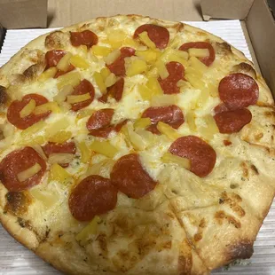 Asked for and paid for DOUBLE pineapple