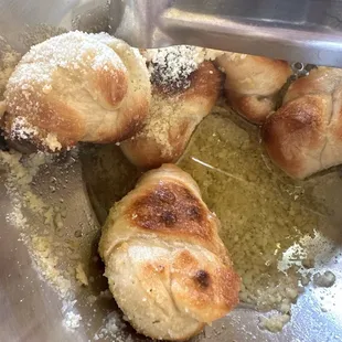 Garlic knots on point!