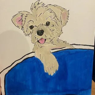 Final painting of my dog
