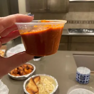 Love the big serving of sauces!