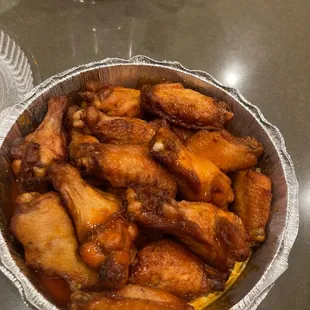 Honey Buffalo wings. So good!