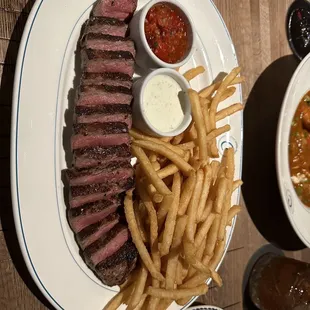 Heavy-aged steak frites