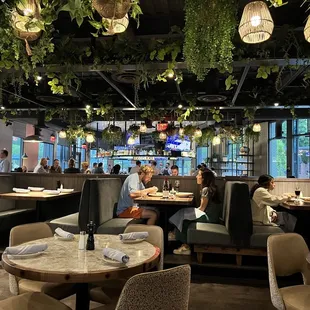 sushi and sashimi, interior