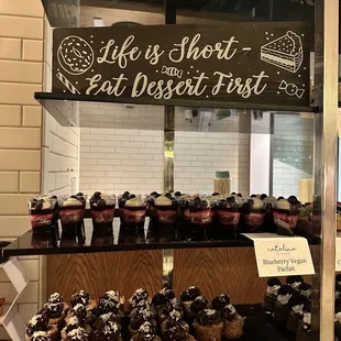Assorted desserts