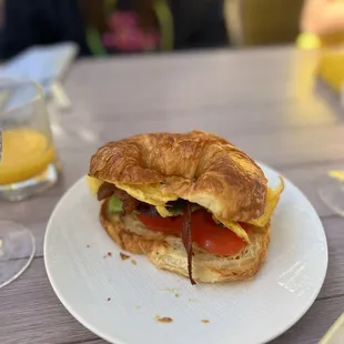 Croissant Breakfast Sandwich