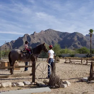 Riding lesson with Octavia