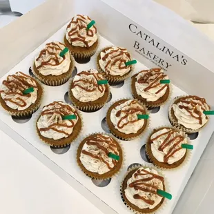 Pumpkin spice cupcakes