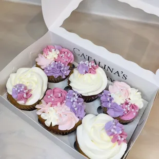 Custom girls cupcakes