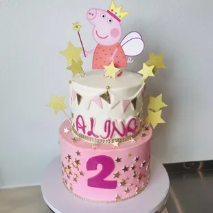 Peppa pig cake