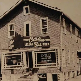 the front of the building