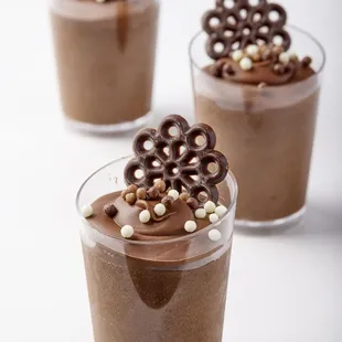 Chocolate Mousse Nutella Mini Parfait