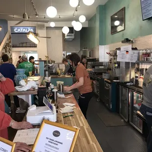sushi and sashimi, interior