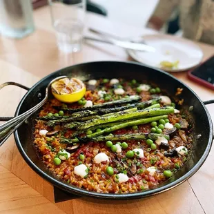 paella, food