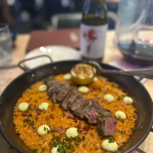 paella, food