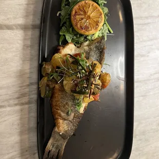 Stuffed Branzino