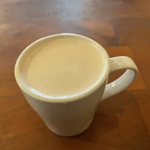 Chai lavender latte with soy