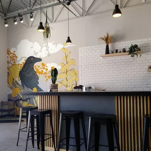 Catalyst Coffee - I love the mural!