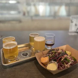 Fish tacos and beers!