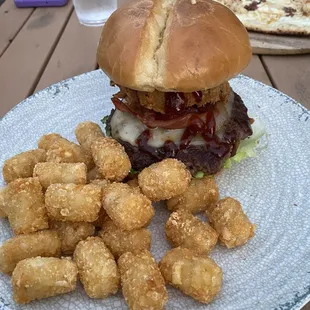 Cowboy burger ! Huge!