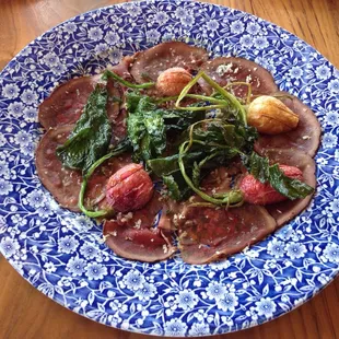 Beef Heart Carpaccio w/ Radish