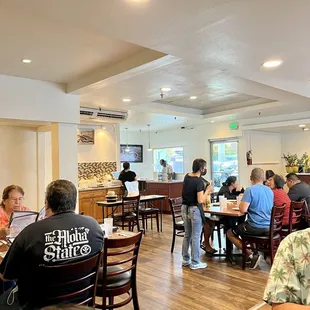 Inside of Catania restaurant