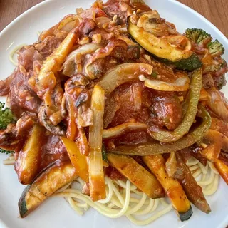 Spaghetti Vegetable Dinner