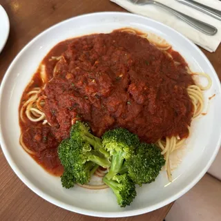 Spaghetti Marinara Lunch