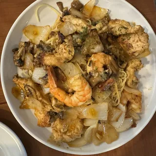 Shrimp & Chicken Diablo Dinner